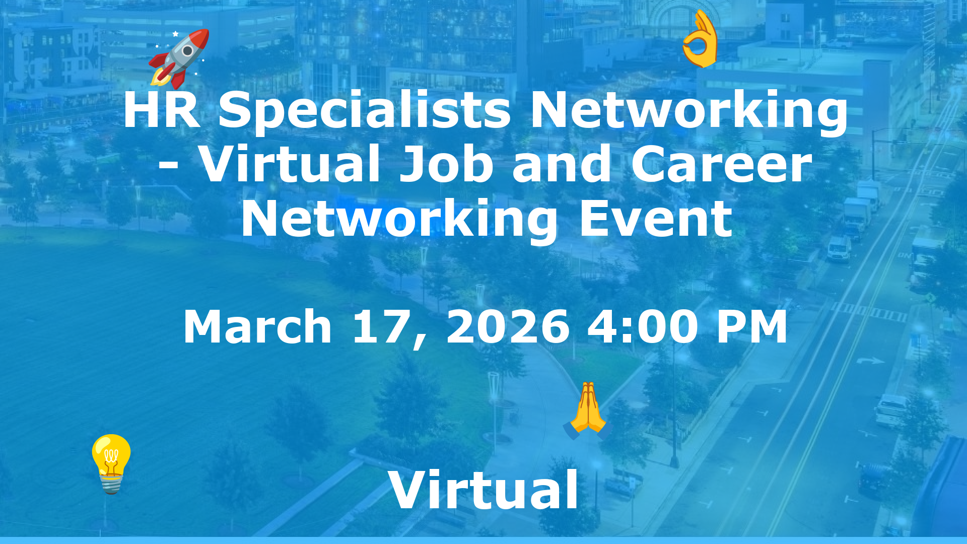 HR Specialists Networking - Virtual Job and Career Networking Event event image